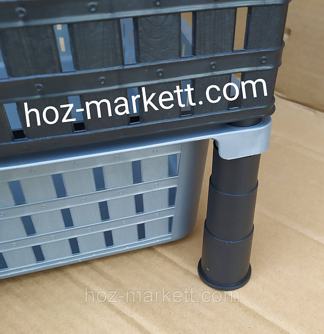 Полиця — етажерка сіра з чорним на три яруси Туреччина Харків - фото 3