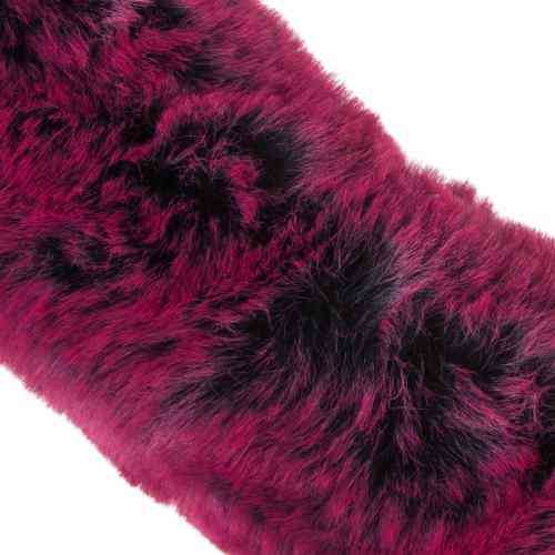 Чохол на кермо VLOD-F101 BK/PRL M пурпуровий мех Харків