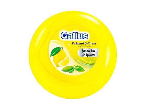 Освіжувач пов.гелевий Green tea Lemon 150гр ТМ Gallus Київ