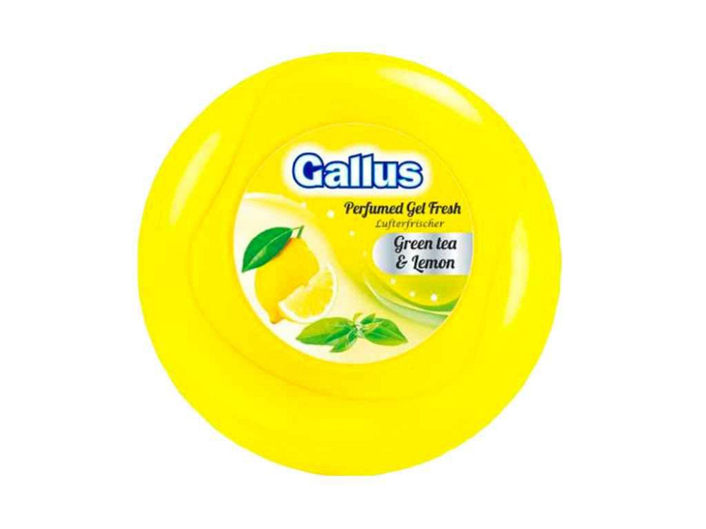 Освежитель пов.гелевый Green tea Lemon 150гр ТМ Gallus Киев - изображение 1