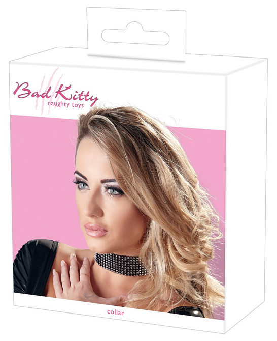 Чокер - Bad Kitty Rhinestone Choker Sex Aura Київ - фото 8