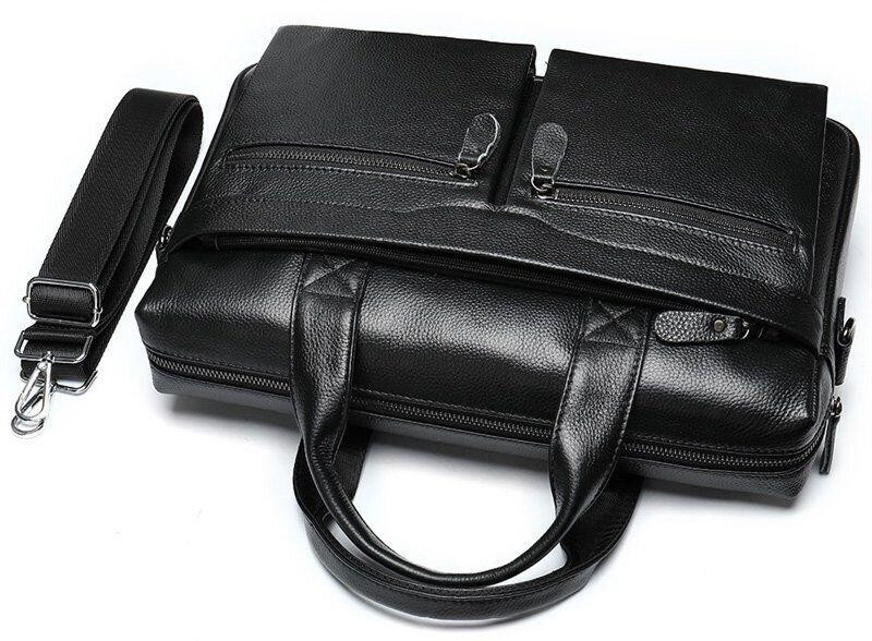 Сумка чоловіча Чорна (Vintage) Київ - фото 10