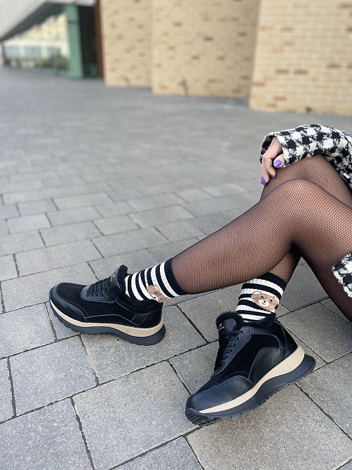 Ditas Кросівки жіночі DITAS MK-15 чорні (зима, шкіра+замша натуральна) (5310) 38р.39р.40р. 40 Коломия - фото 6