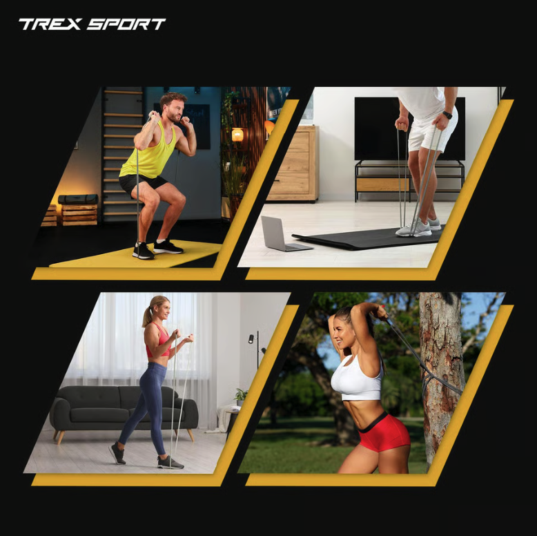 Набір резинок для фітнесу Trex Sport TX-003PB 3в1 2-30кг Киев - изображение 7