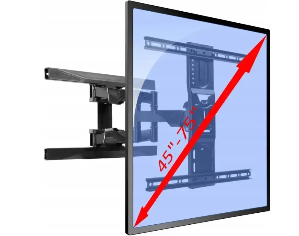Кронштейн, крепление для телевизора P6 45-75 дюйма, поворотный Коломыя - изображение 4