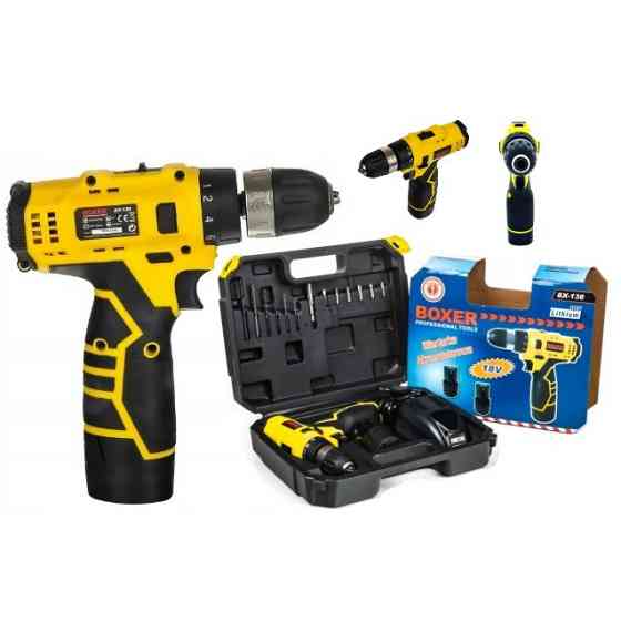 Акб шуруповерт с набором инструмента, Шуруповерт аккумуляторный бюджетный Безщеточный GK-60 Ивано-Франковск