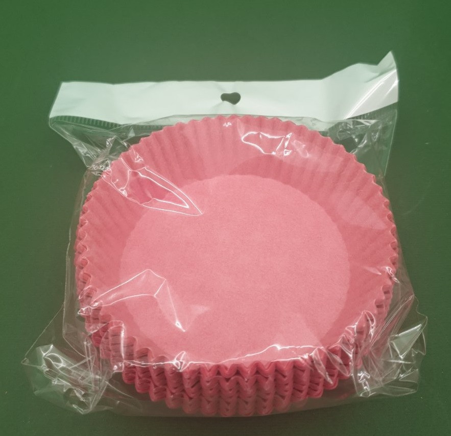 Тартолетка для кексів "Кругла рожева"D71 H22 (100шт)/9/ (1 уп.) Харків - фото 2