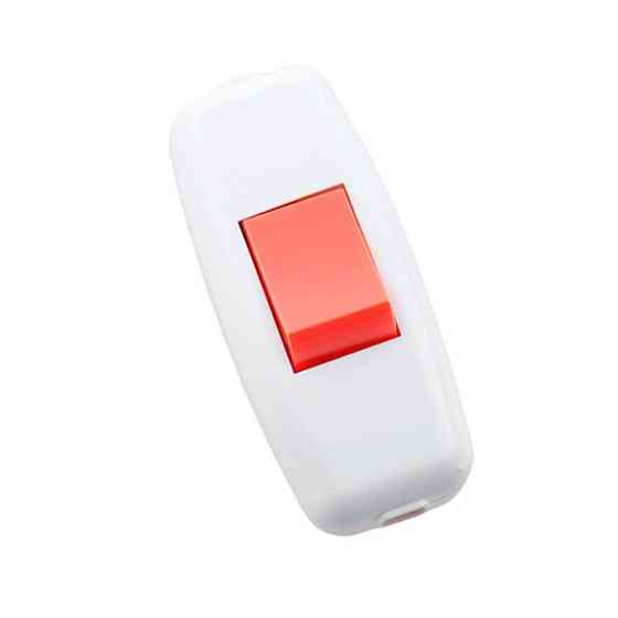 Вимикач навісний білий/червоний Lezard Харків