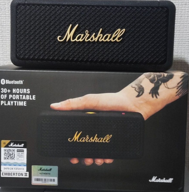 Marshall Emberton 3 ПРЕМИУМ качество, портативная колонка (Cream / Black) Харьков - изображение 6