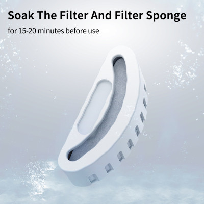 Универсальная посуда для животных Uahpet Поилка Glow Wireless Pet Fountain (UYSJ05QD) Винница - изображение 5