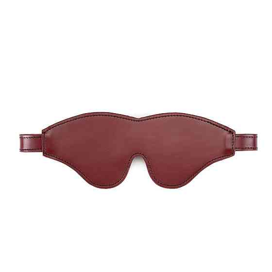 Кожаная маска на глаза Liebe Seele Wine Red Blindfold Sex Aura Киев