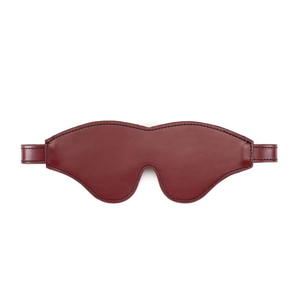 Кожаная маска на глаза Liebe Seele Wine Red Blindfold Sex Aura Киев - изображение 4