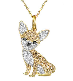 Кулон на шею женский Собачка Чихуахуа Киев - изображение 1