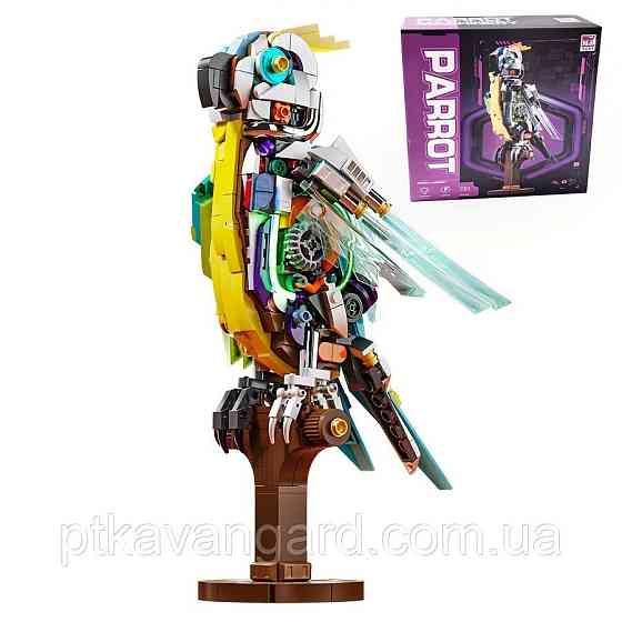 Конструктор механический попугай двухсторонний 688 деталей 13052 Хмельницкий