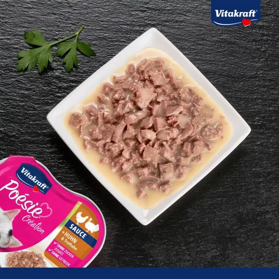 Влажный корм для кошек Витакрафт Vitakraft Poésie Créat с курицей и индейкой в ​​соусе, 85 г Винница