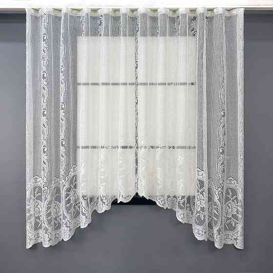 Кухонная арка № 000к сетка Без тесьмы белый 300х170 см (51-066) Киев