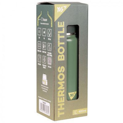 Поильник-непроливайка Yes Термос Fusion с чашкой, 420 мл, зеленый (708207) Винница - изображение 8