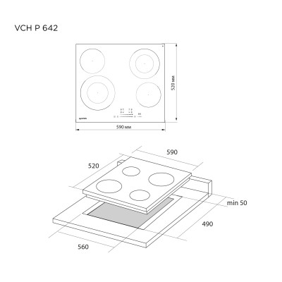 Варочная поверхность Pyramida VCH P 642 Винница - изображение 7