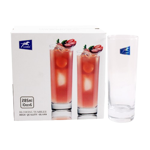 Набір склянок 285мл 6шт скло BMHS6H110  Interos Житомир - изображение 1