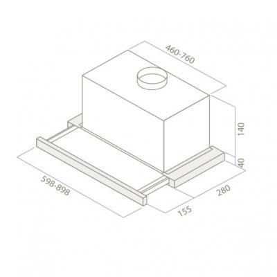 Витяжка кухонна Elica ELITE 14 LUX BL/A/60 Вінниця - фото 3