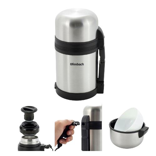 Термос 800мл нержавіюча сталь Ofenbach 101309 Житомир - фото 3