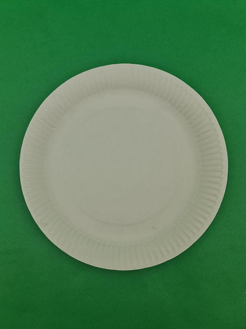 Тарілка паперова 23см Біла 50шт (1 пач.) Харків - фото 3