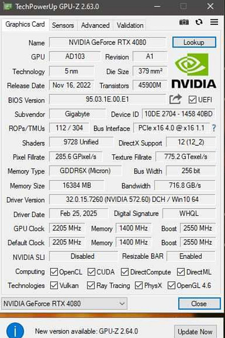 Видеокарта RTX 4080 AORUS Master. Киев - изображение 6