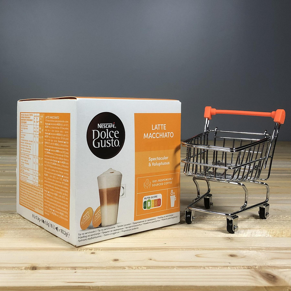 Кофе в капсулах Nescafe Dolce Gusto Latte Macchiato 16 шт 160 грамм Виноградов - изображение 1