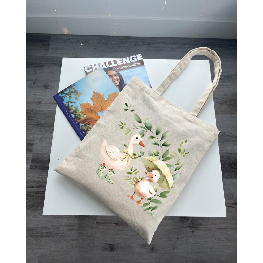 Екошопер BookOpt BK4103 Веселі Гусята бежевий Київ - фото 8