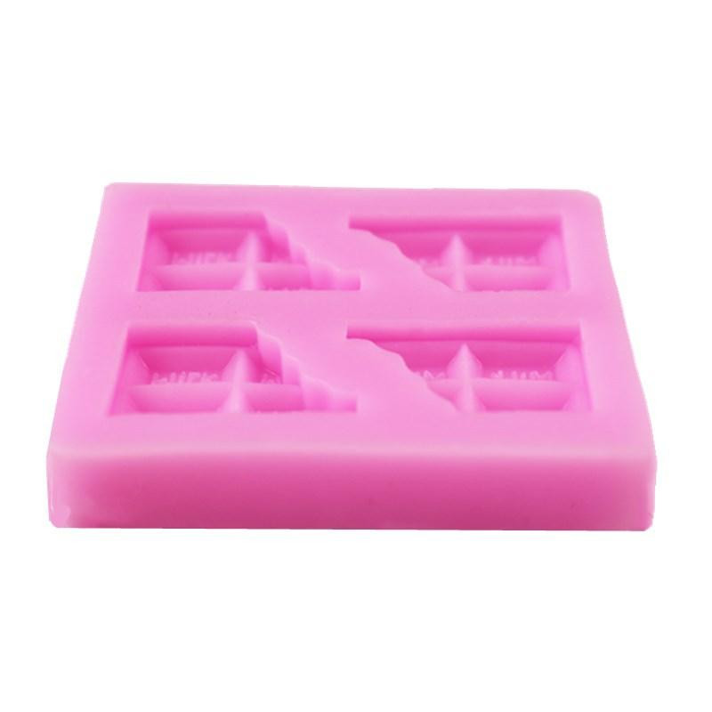 Молд кондитерский Шоколад 63 на 72 мм розовый Киев - изображение 7