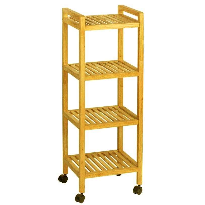 Етажерка для ванної на коліщатах "Фаголі" каррі Миколаїв - фото 1