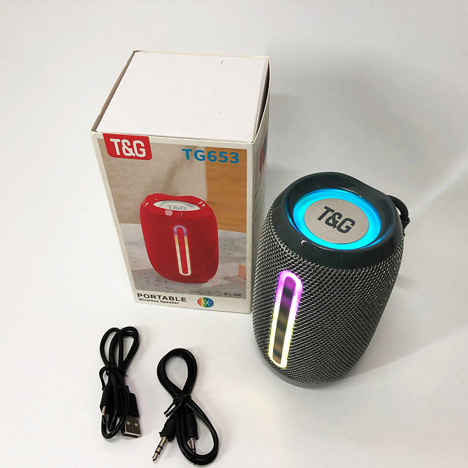 Портативная беспроводная качественная колонка TG653, Аккумуляторная GH-784 bluetooth колонка Киев - изображение 8