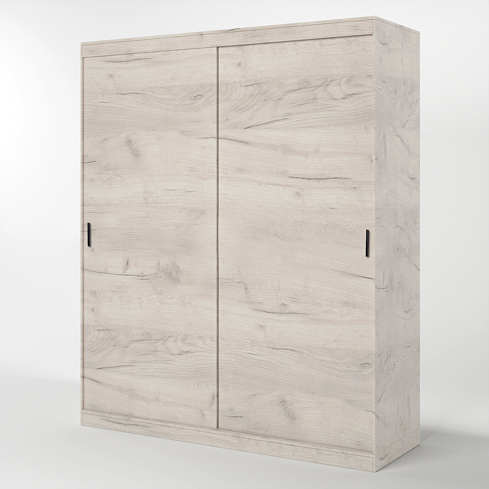 Шафа-купе Еверест Соната 1800 дводверна 180х60х217 дуб крафт білий (DTM-2669) Дніпро - фото 2