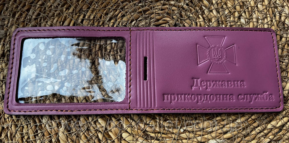Женская обложка на удостоверение ДПСУ с отделением для жетона PS Киев - изображение 5