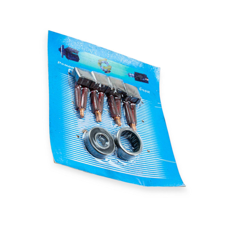 Щітки МТЗ редукторний стартер (12В, 2,7 кВт), підшипники (к-кт 4 шт) стартера Мукачево - фото 1