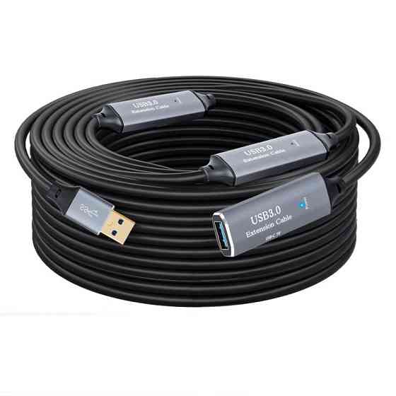 Універсальний активний USB 3.0 удлинитель 10м з Type-C Київ