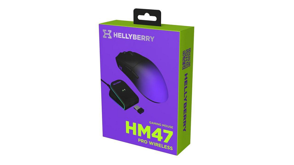 Миша бездротова Hator Hellyberry HM47 Pro Wireless Black/Violet Gradient (HM47PRO_black_violet) ( 22190 ) Харьков - изображение 10