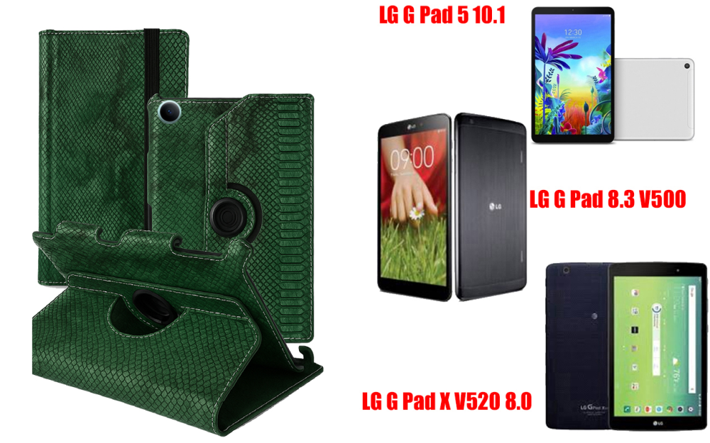 Чохол Spinner360 для планшета LG G Pad 5 10.1, Pad 8.3, Pad X 8.0, колір Reptyliya Київ - фото 1