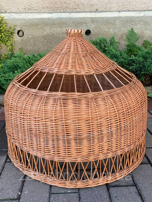 Подвесная люстра плетеная из лозы Киев - изображение 1