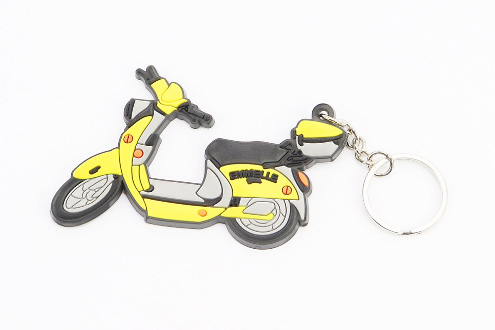 Брелок мото "СКУТЕР", гумовий 80x55мм Киев - изображение 1