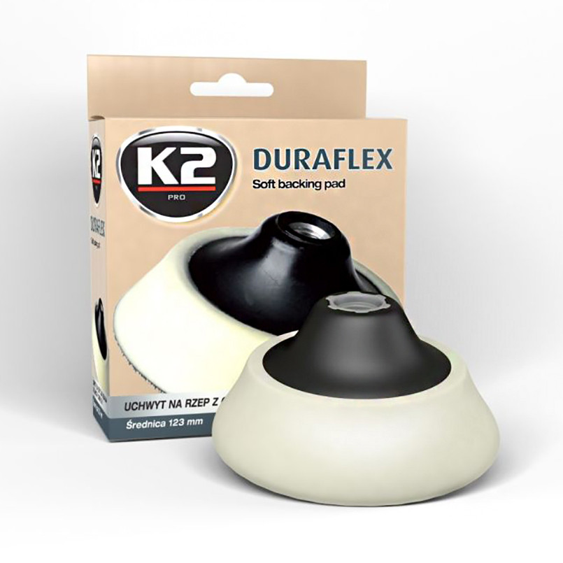 Тримач на липучці для полірувальних кругів K2 Duraflex 123мм Львів - фото 1