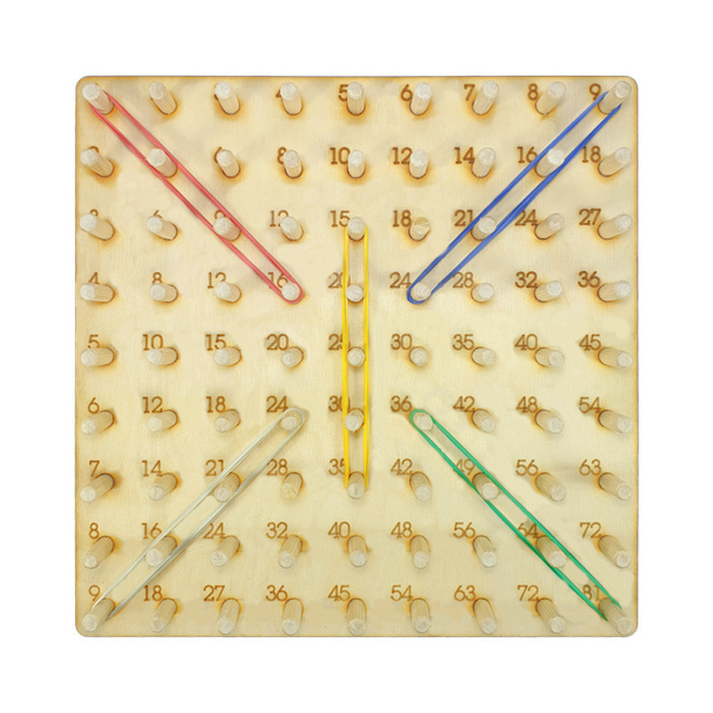 Дитяча розвиваюча іграшка "Математичний геоборд" AS-7135 дерево Вінниця - фото 1