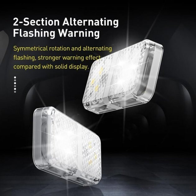 Індукційна LED підсвічування дверей AASEUS Door open warning light CRFZD-01 (Прозора) Николаев - изображение 5