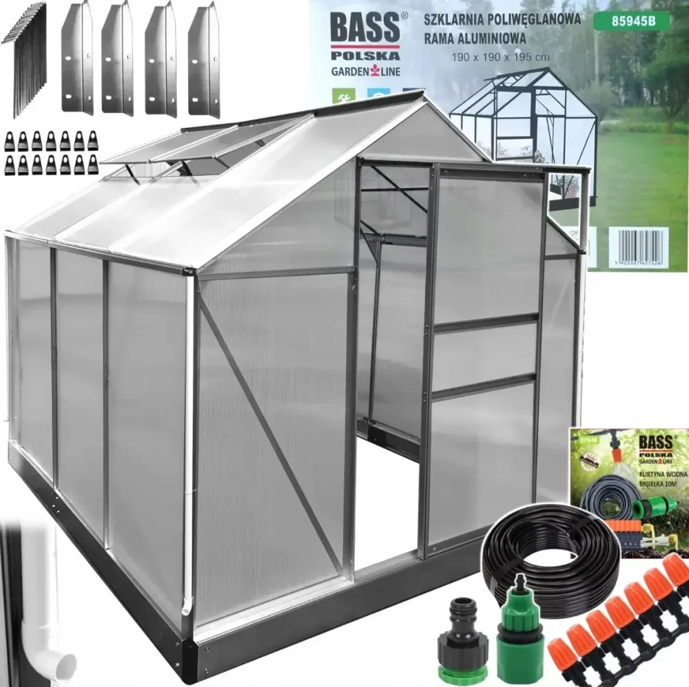 Теплиця з полікарбонату Bass Polska 85945 B 190х190х195 см Київ - фото 9