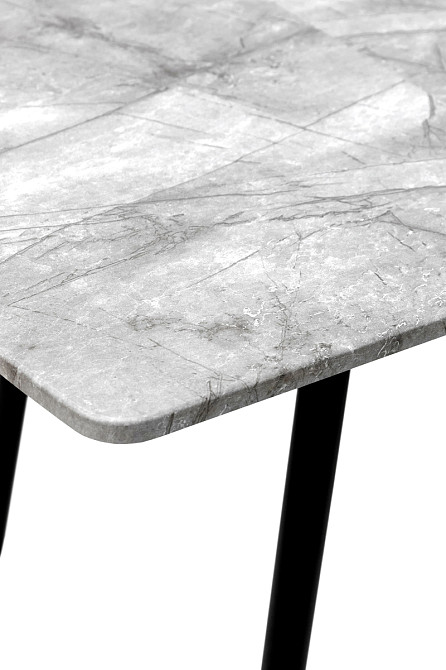 Стіл Соло 110(+35)*70 чорний метал/базальт Київ - фото 3