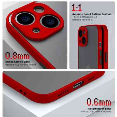 Чохол до мобільного телефона Armorstandart Frosted Matte Xiaomi Redmi 12 4G Red (ARM68553) Вінниця