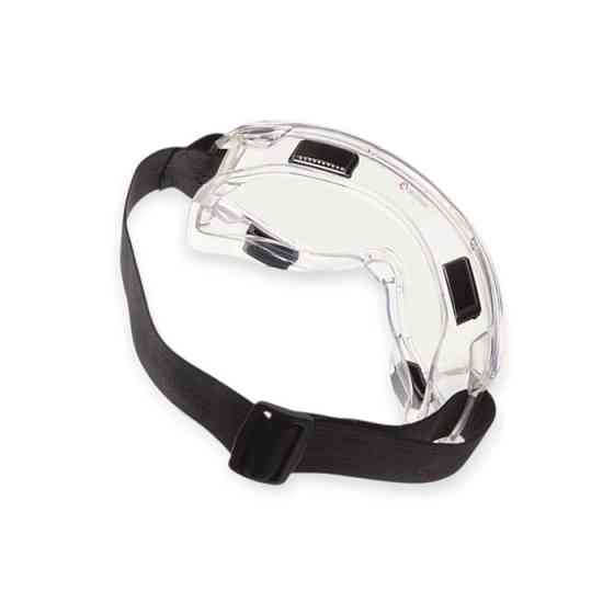 Окуляри захисні "закриті" прозорі на резинці Мукачево