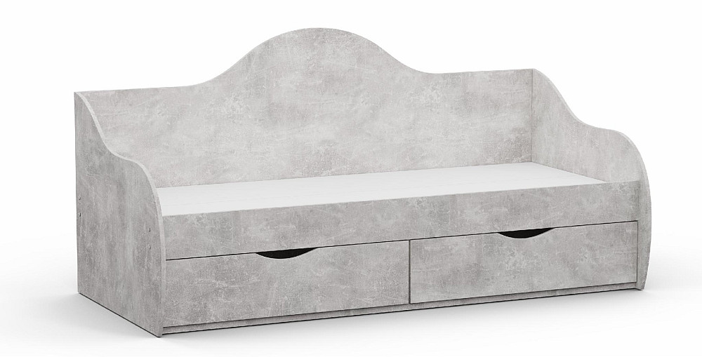 Ліжко односпальне L-2, Бетон, 1932х900х954 Львів - фото 1