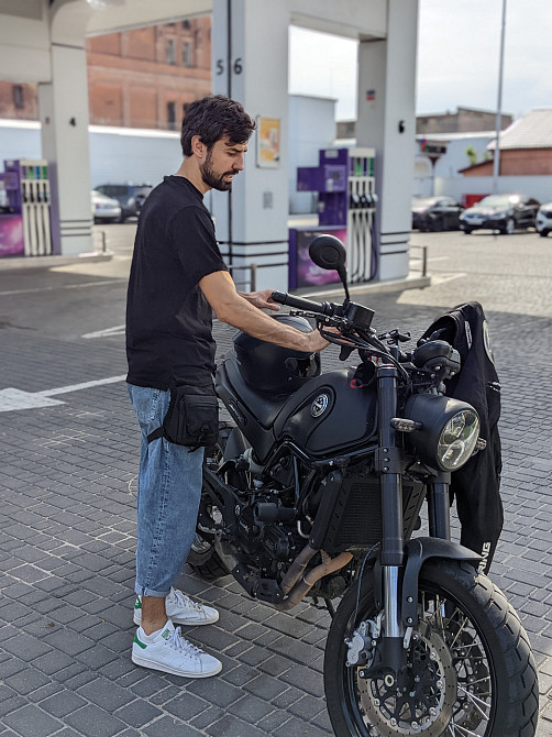 Сумка на стегно, стегнова сума чорна мотосумка байксумка Одеса - фото 4