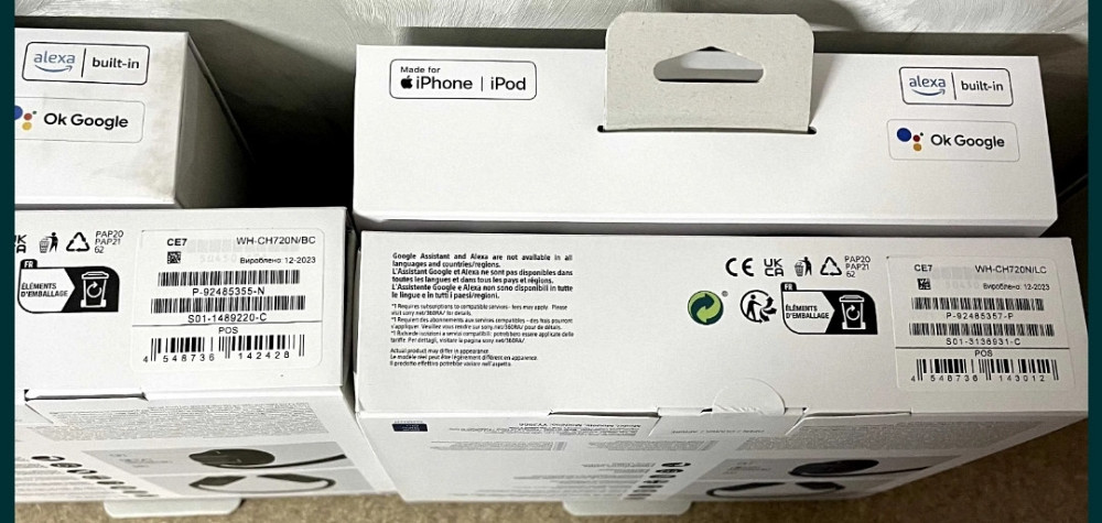 Наушники с Микрофоном: Sony WH-CH720N Blue / Black Киев - изображение 3